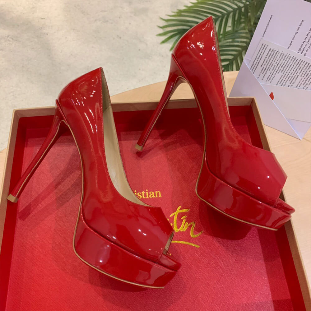 Chr1st1an Louboutin New Very Prive(120 mm Platform pumps)