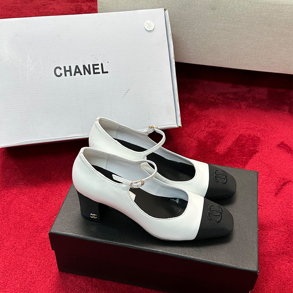 Ch**el Mary Janes Heel