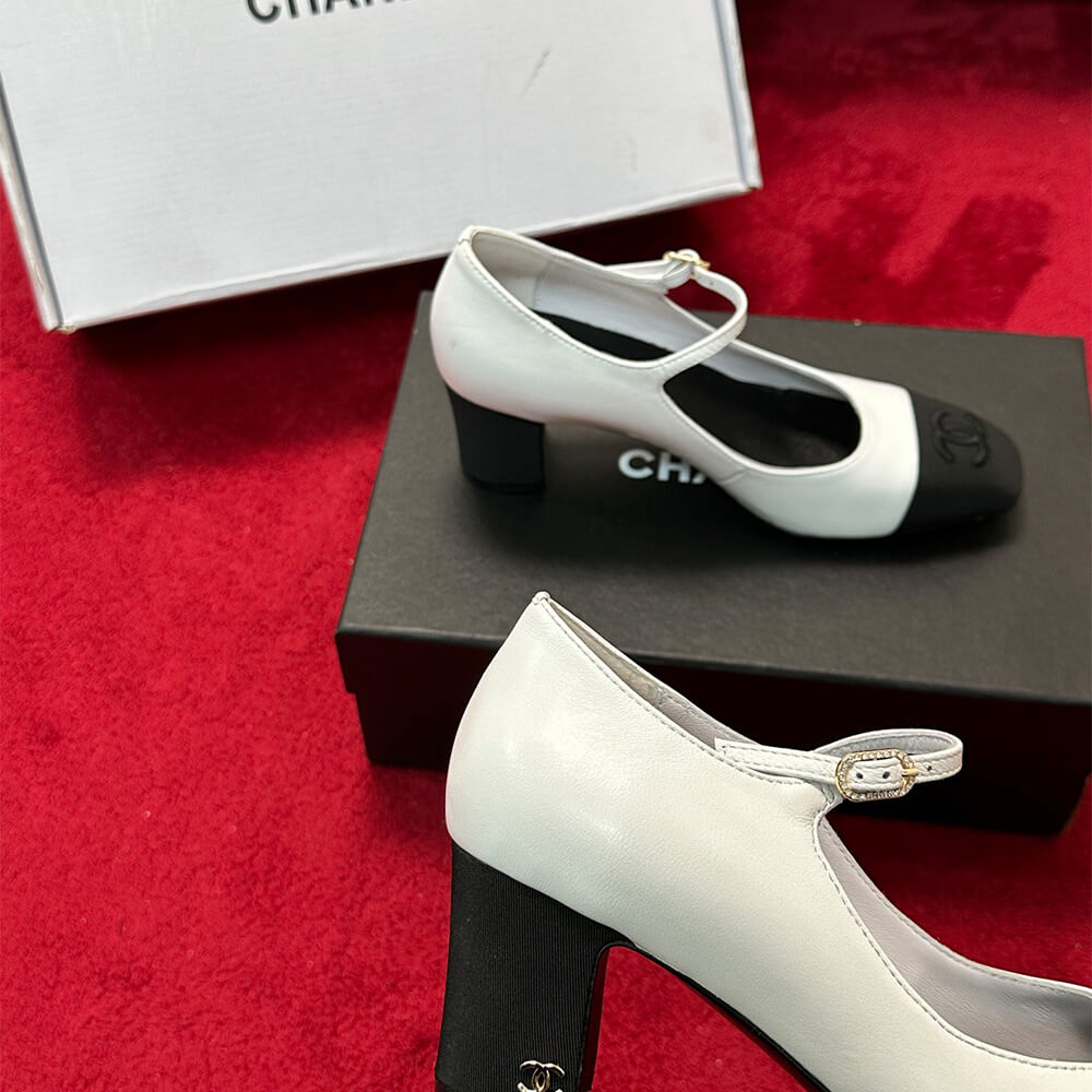 Ch**el Mary Janes Heel