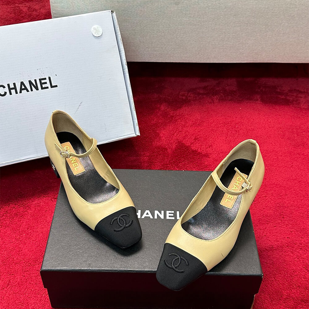 Ch**el Mary Janes Heel