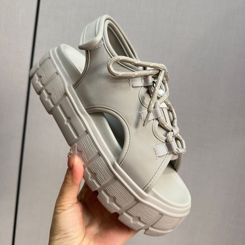 M1um1u Chunky neoprene sandals