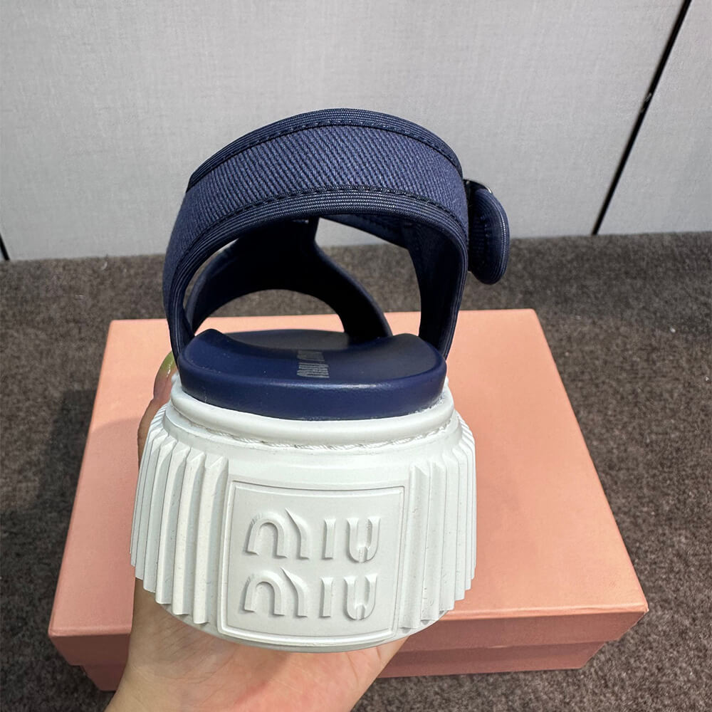 m1um1u De*1m flatform sandals