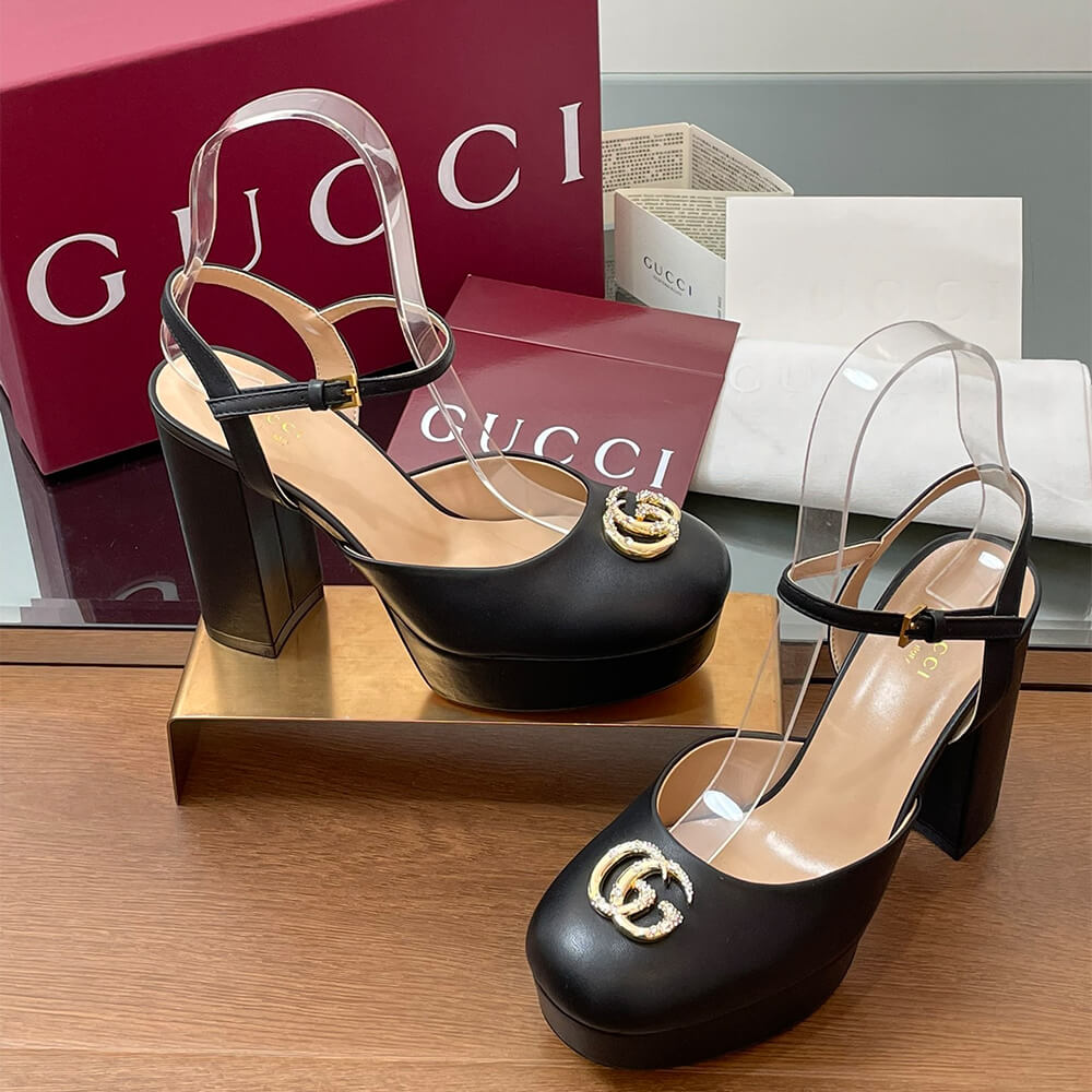 Gvc*1 Women’s platform pump with Double G