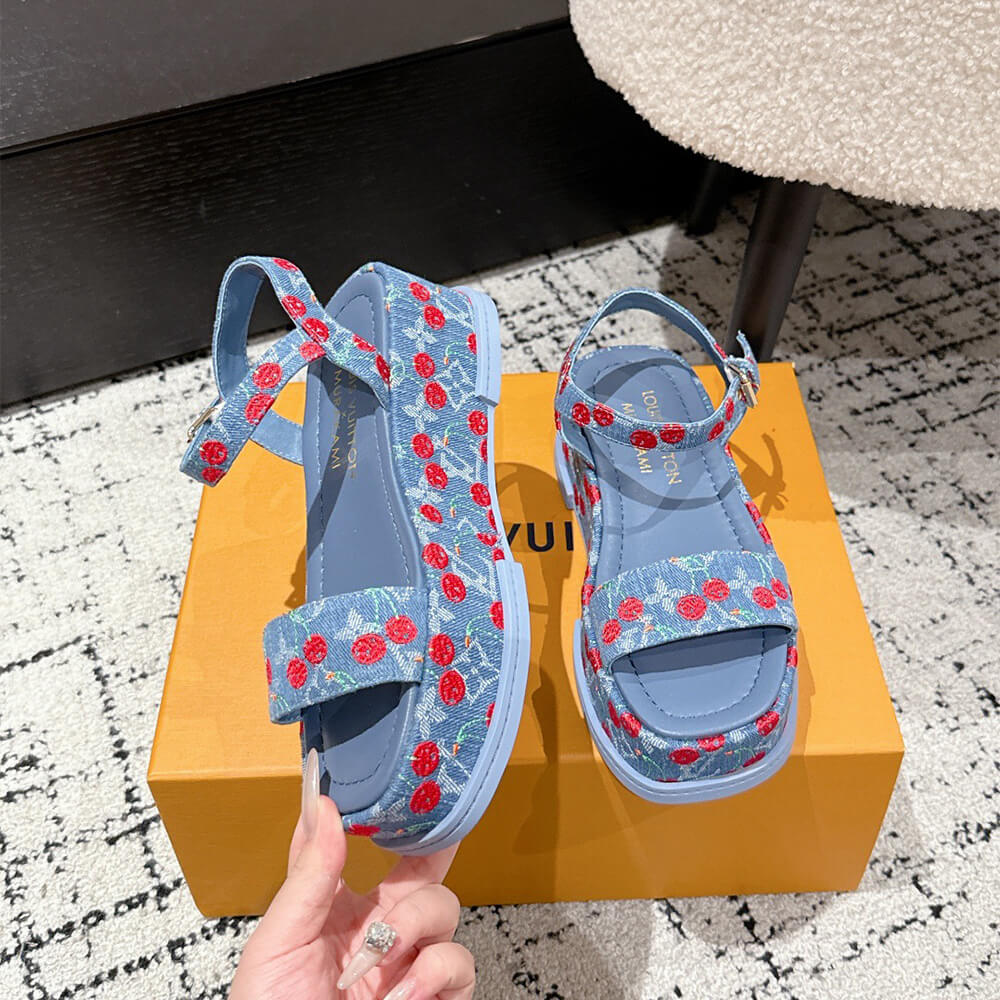 LV x TM Maya Platform Sandal