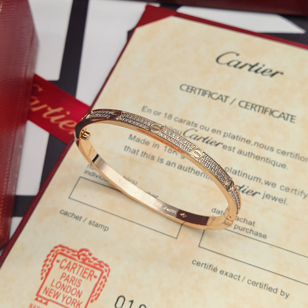 Ca*t1er LOVE bracelet