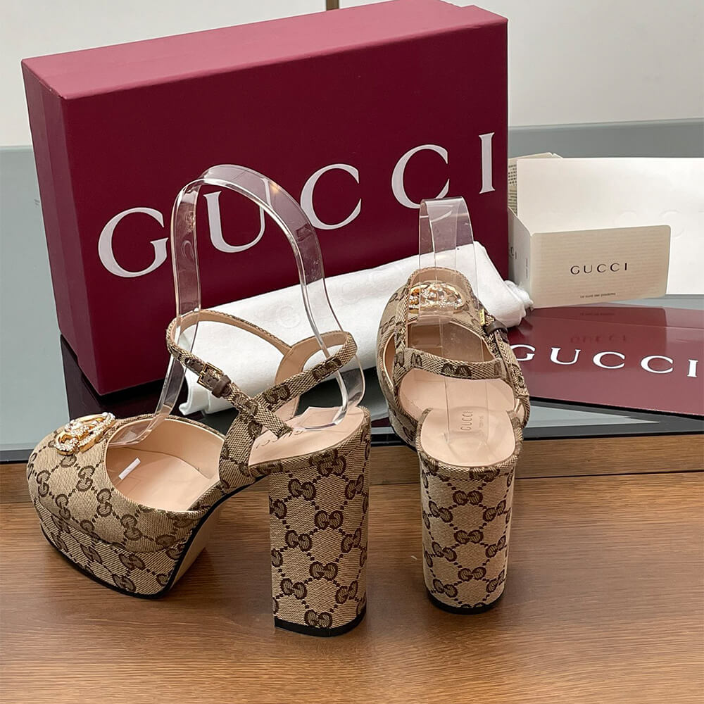 Gvc*1 Women’s platform pump with Double G