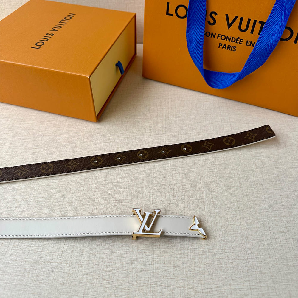 Pretty LV Enamel 20mm reversible belt
