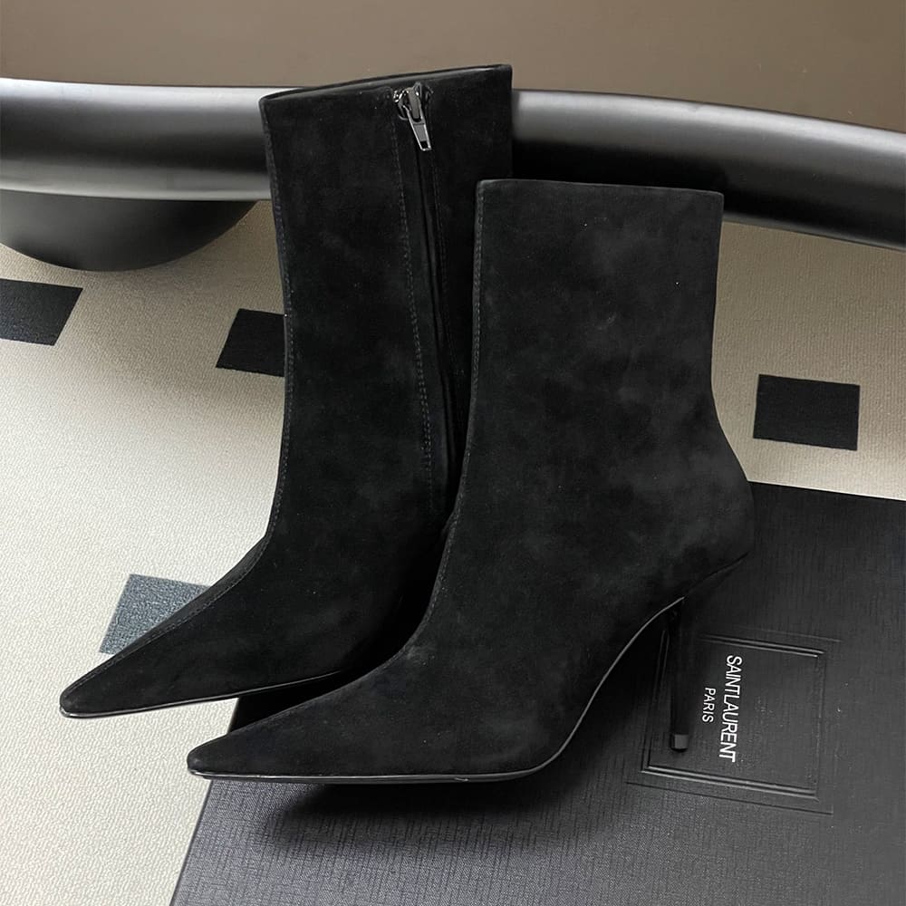Y51 ASHLEY booties in smooth leather