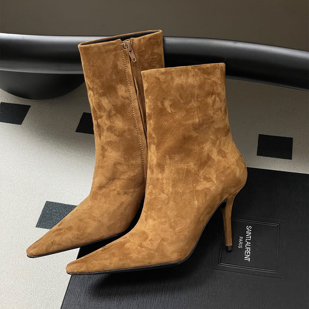 Y51 ASHLEY booties in smooth leather