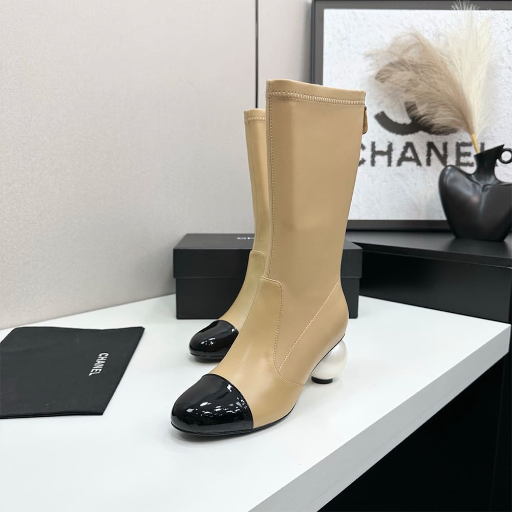 Ch**el Mid-Calf Boots
