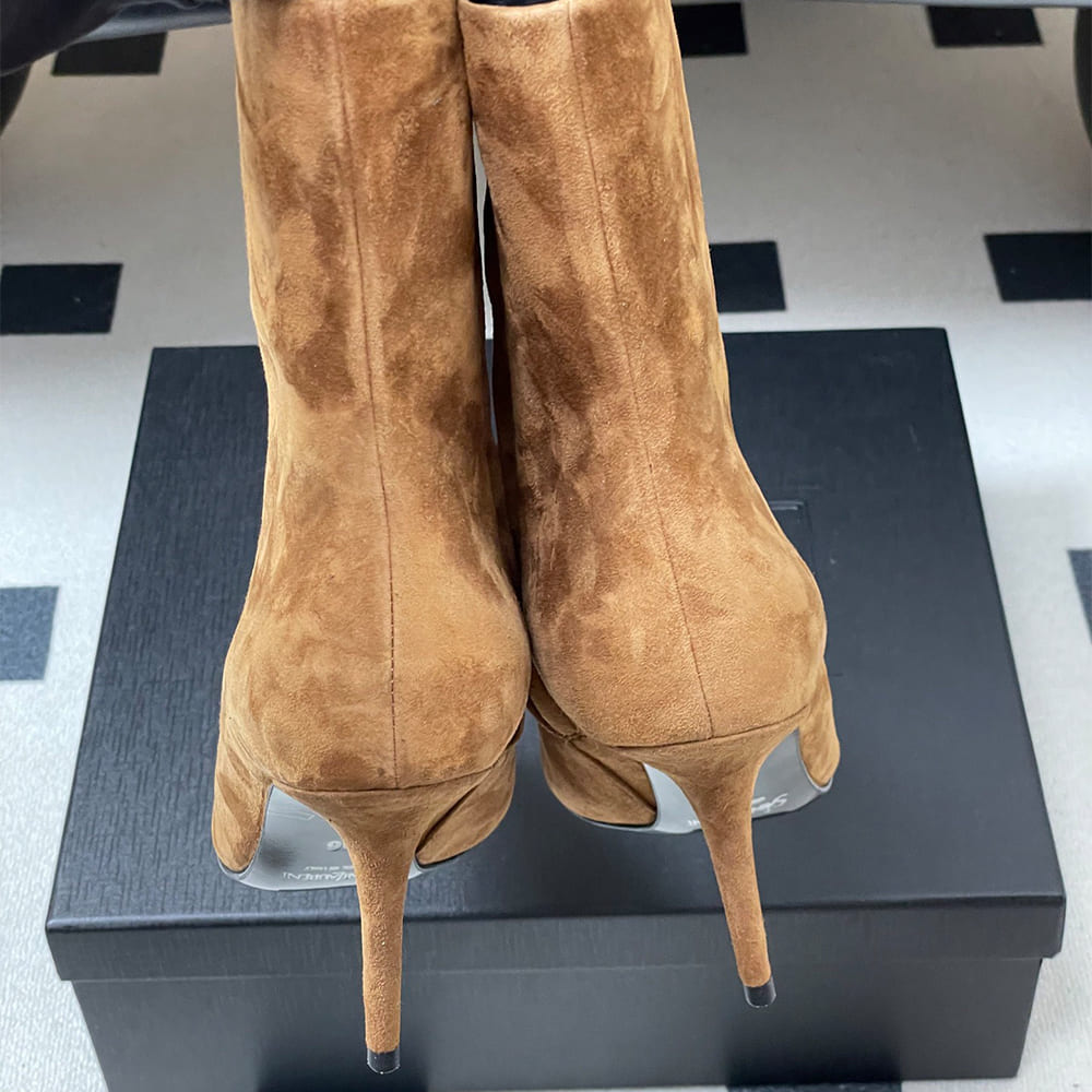 Y51 ASHLEY booties in smooth leather