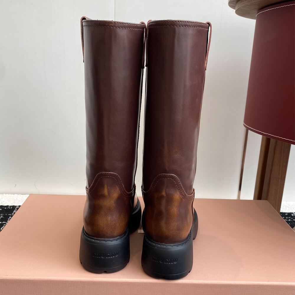 M1um1u leather boots