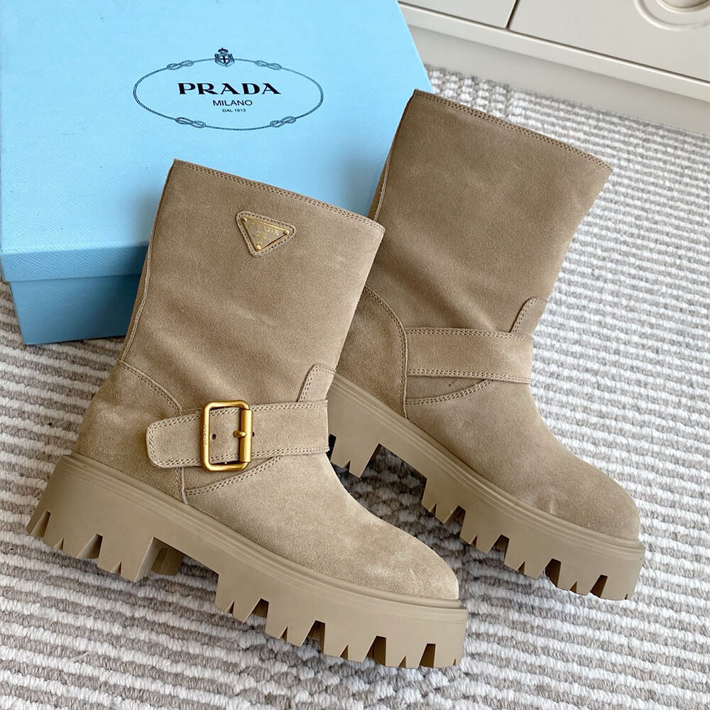 Pra*a Leather booties