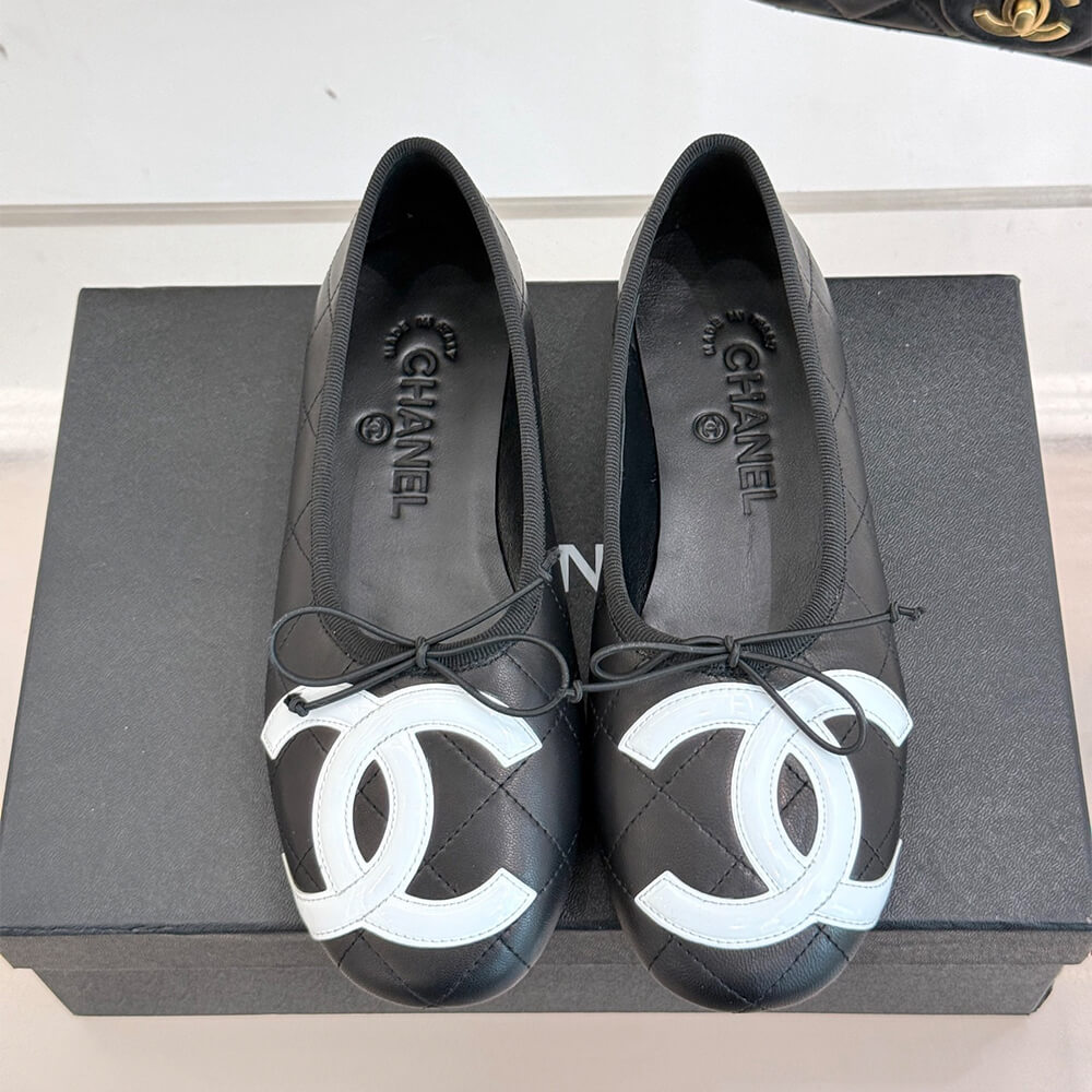 Ch**el Quilted Ballerina Flats