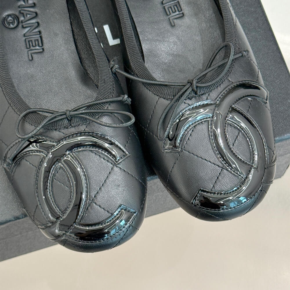 Ch**el Quilted Ballerina Flats