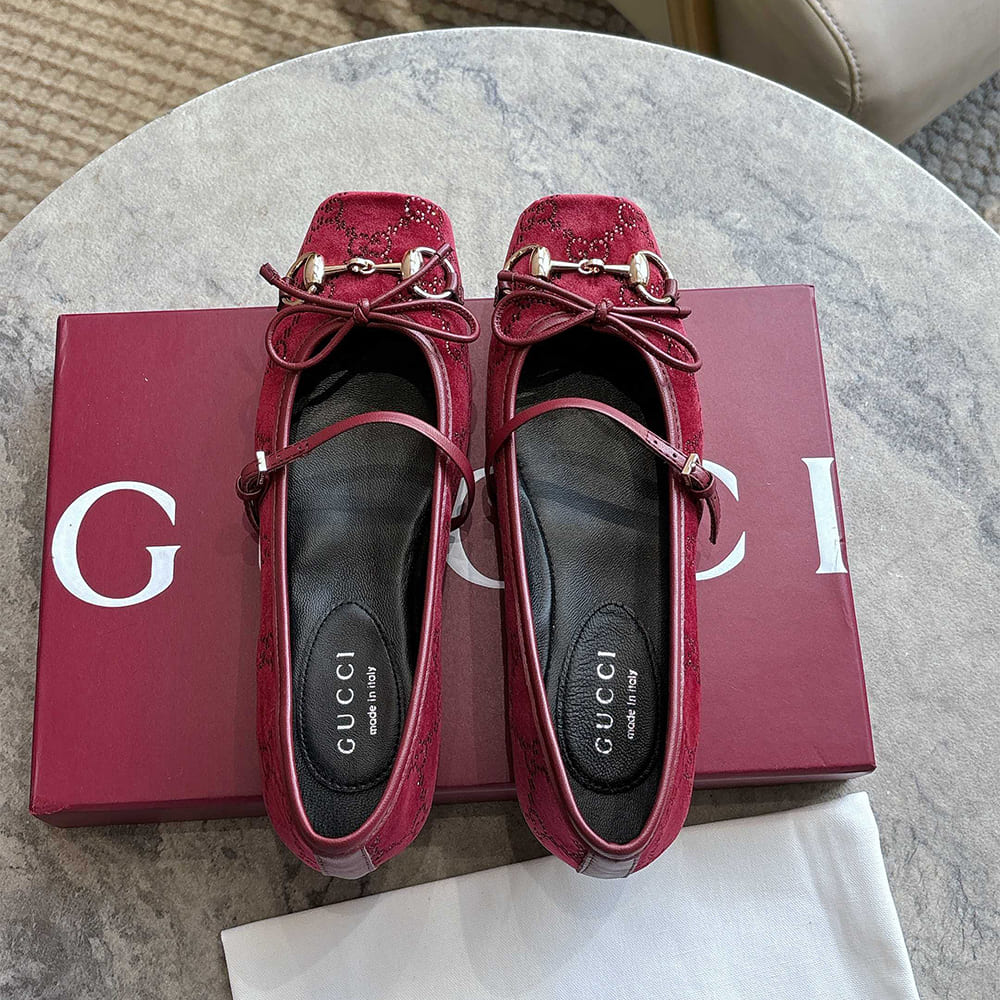 Gvc*1 GG crystal horsebit ballet flat (EU SIZE 35-42)