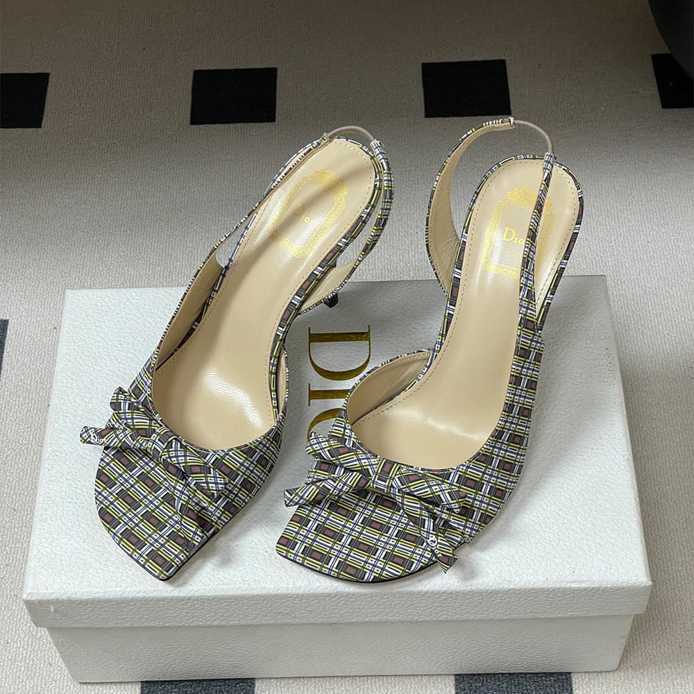 D10r Bow Heeled Slingback Sandal (EU SIZE 35-42)