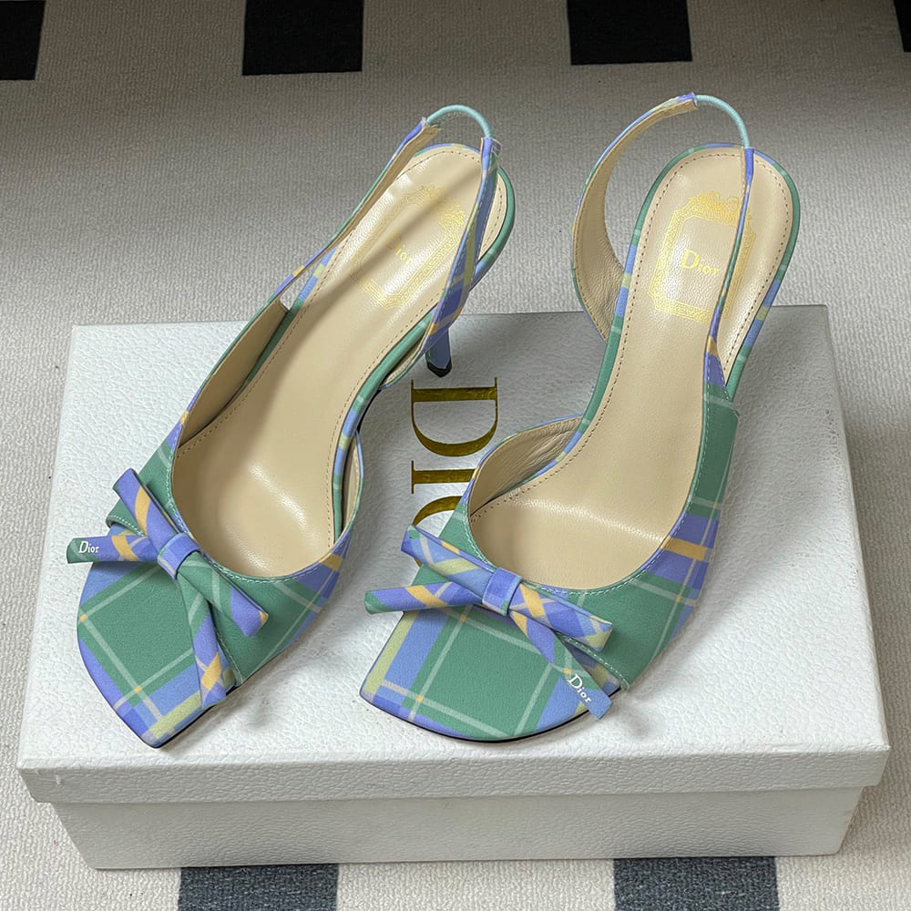 D10r Bow Heeled Slingback Sandal (EU SIZE 35-42)