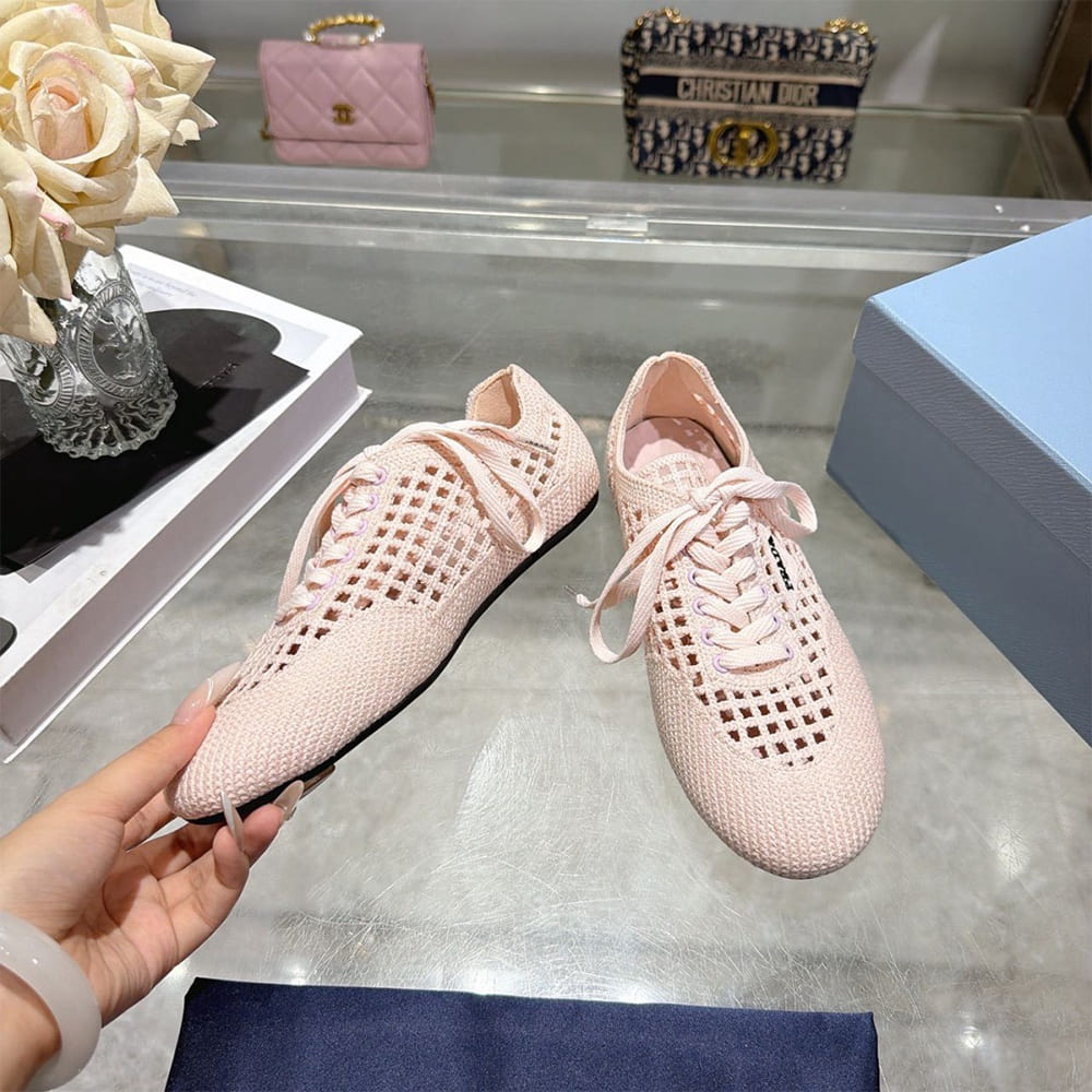 Pra*a Collapse crochet laced sneakers (EU SIZE 35-41)