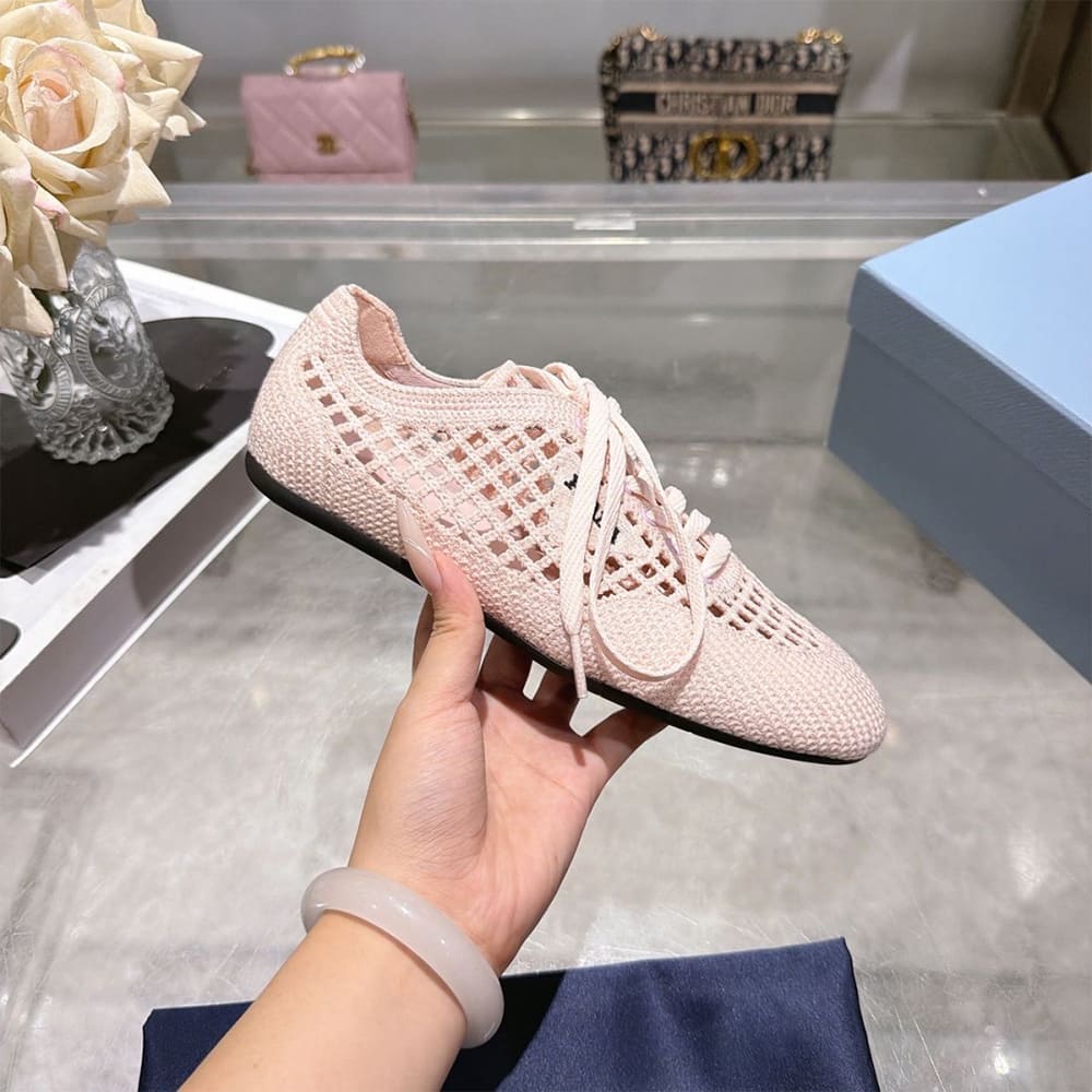 Pra*a Collapse crochet laced sneakers (EU SIZE 35-41)