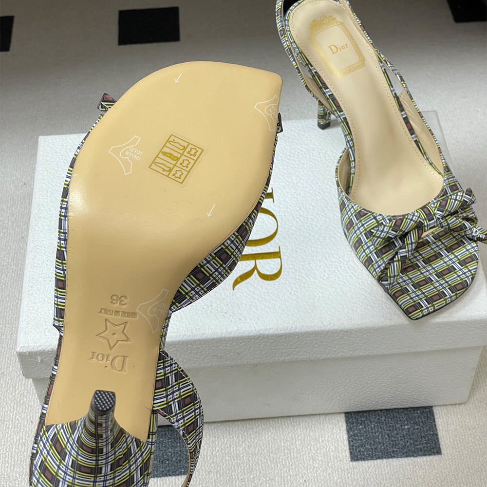 D10r Bow Heeled Slingback Sandal (EU SIZE 35-42)