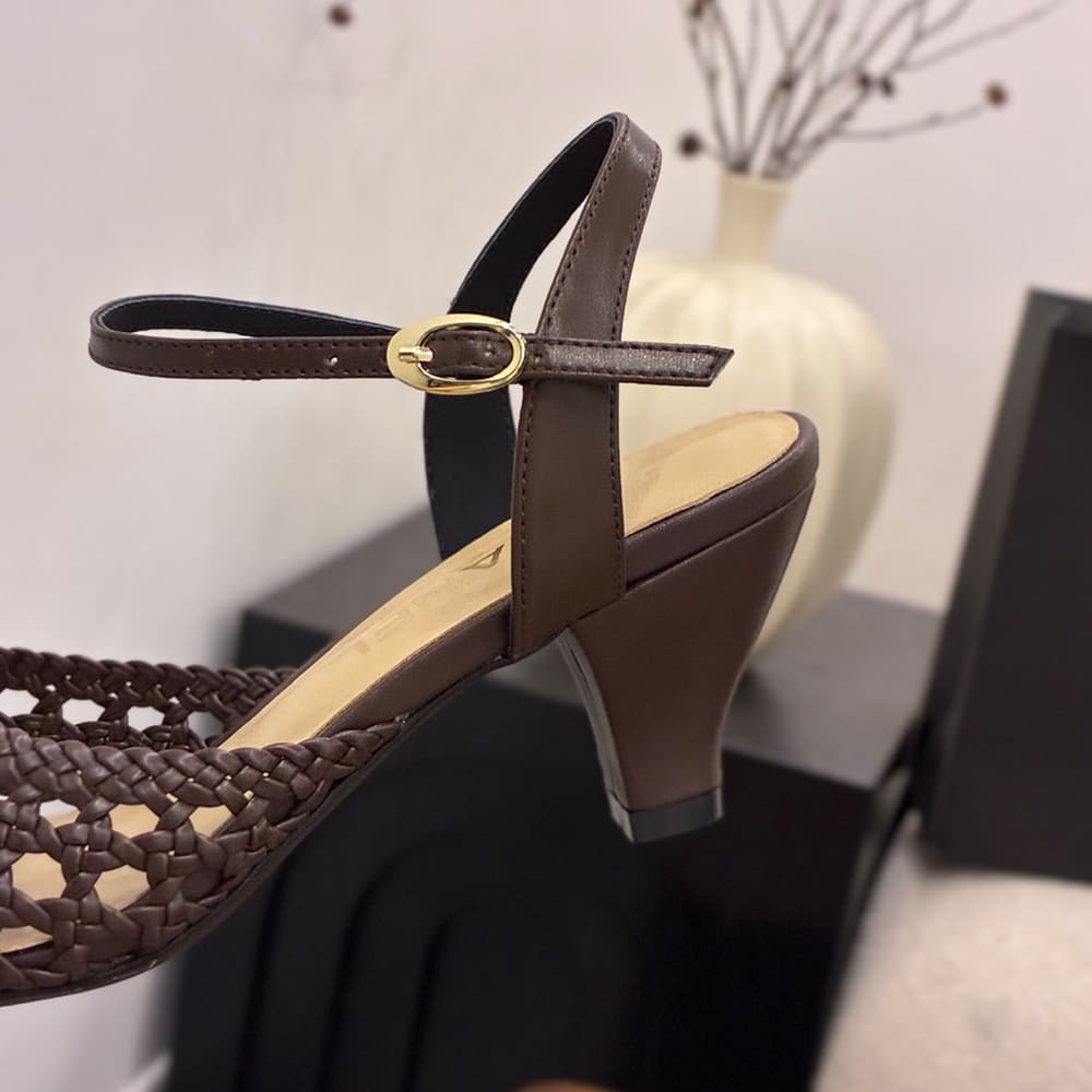 Ch**el Braided Ankle-Strap Sandals (EU SIZE 35-41)