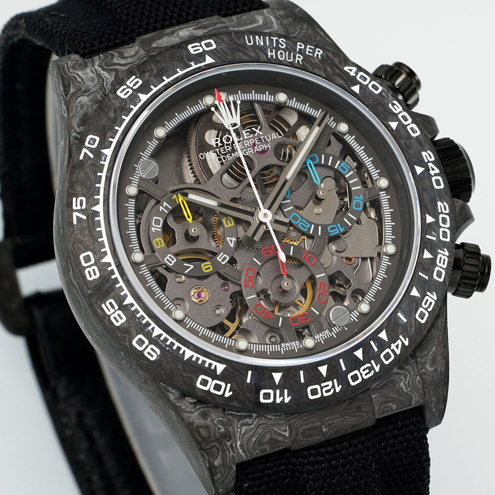 R01ex Diw Daytona skeleton dial