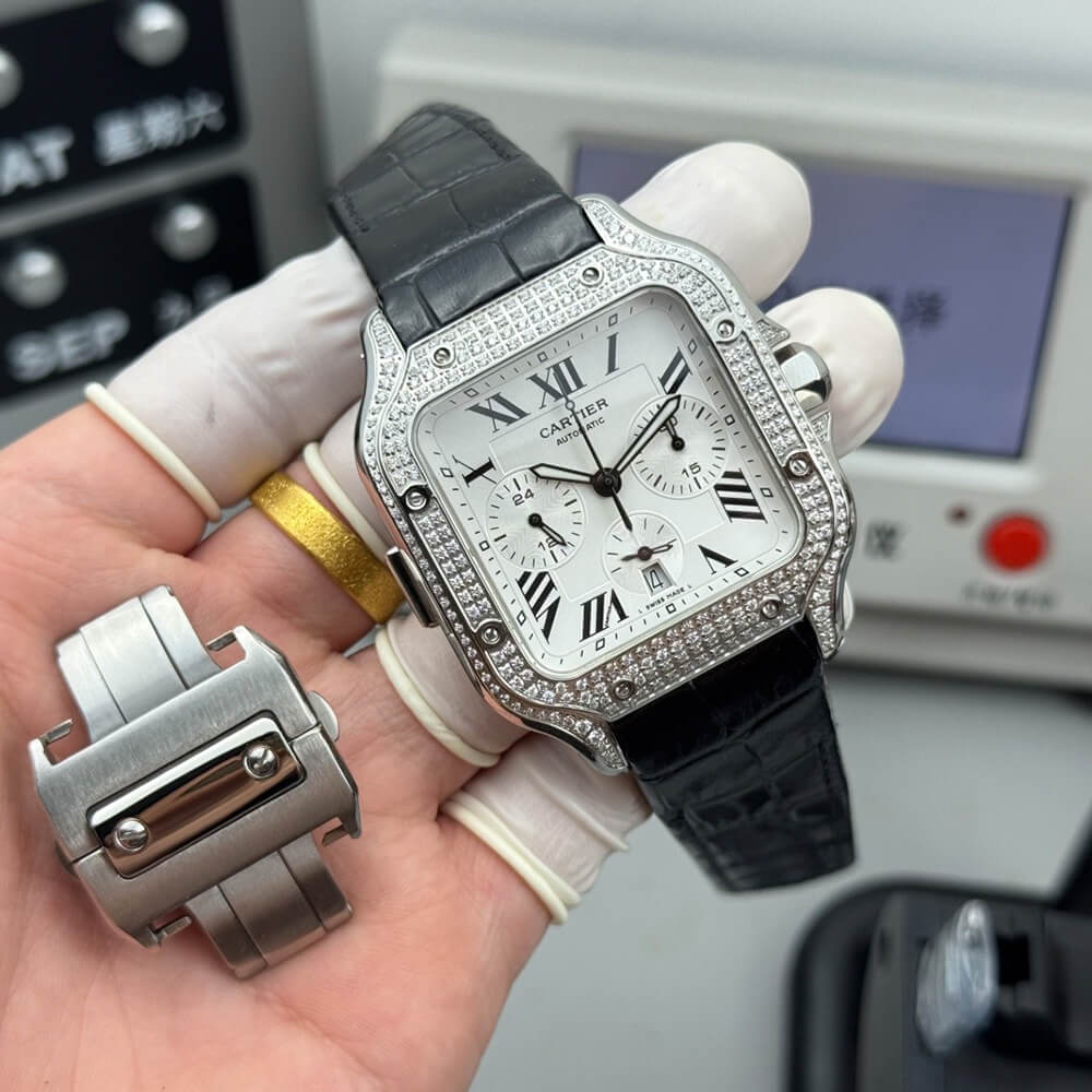 Santos de Ca*t1er Chronograph watch