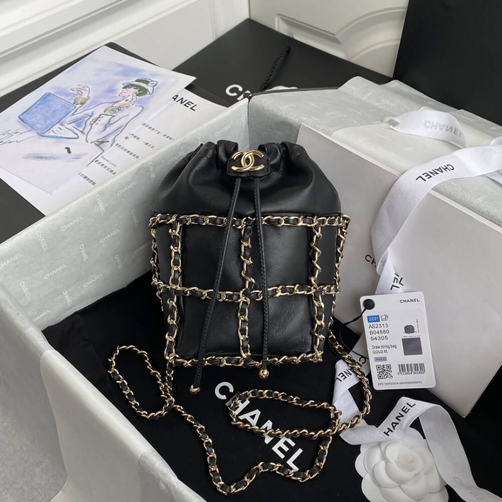 Ch**el Small Drawstring Bag