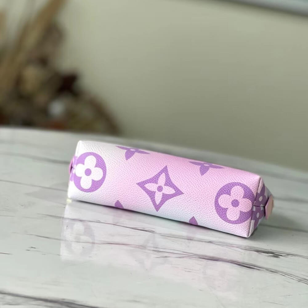 L0vis Vvtt0n Pastel Sunrise Cosmetic Pouch Pink