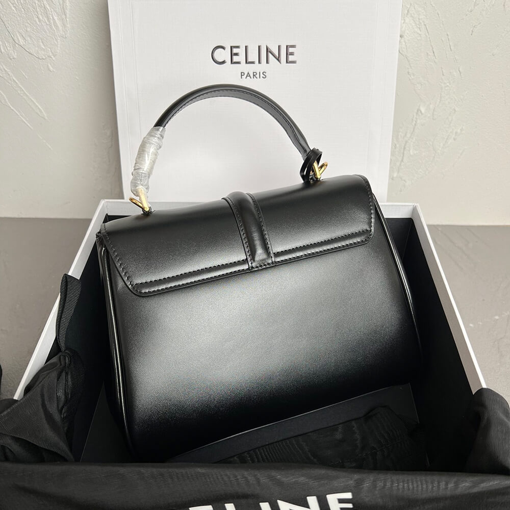 Ce1i*e SMALL 16 BAG IN SATINATED CALFSKIN(high-end grade)