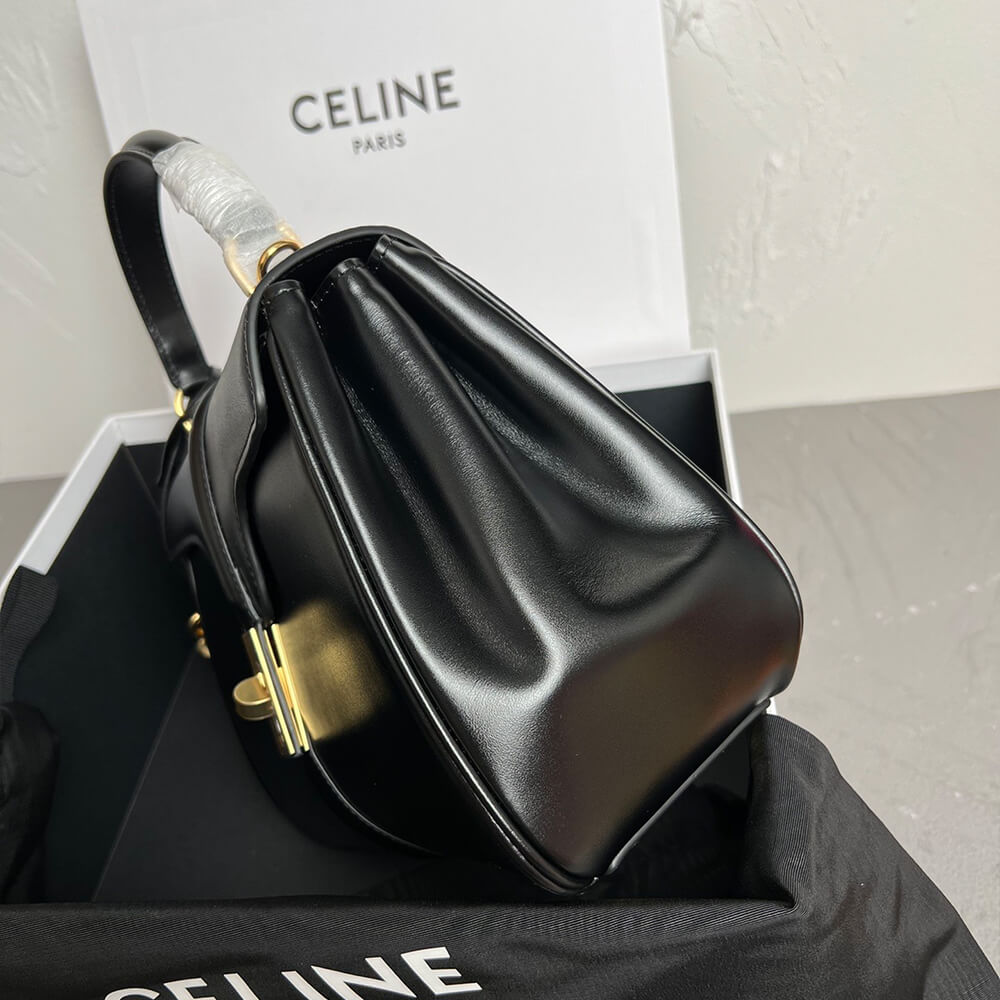 Ce1i*e SMALL 16 BAG IN SATINATED CALFSKIN(high-end grade)