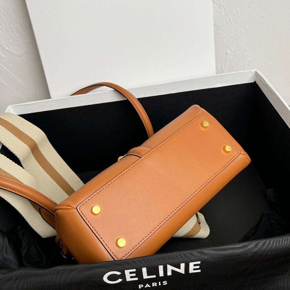 Ce1i*e SMALL 16 BAG IN SATINATED CALFSKIN(high-end grade)