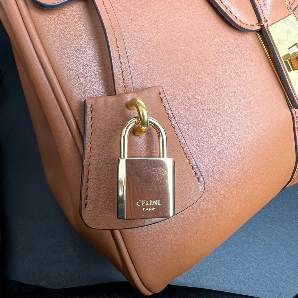 Ce1i*e SMALL 16 BAG IN SATINATED CALFSKIN(high-end grade)