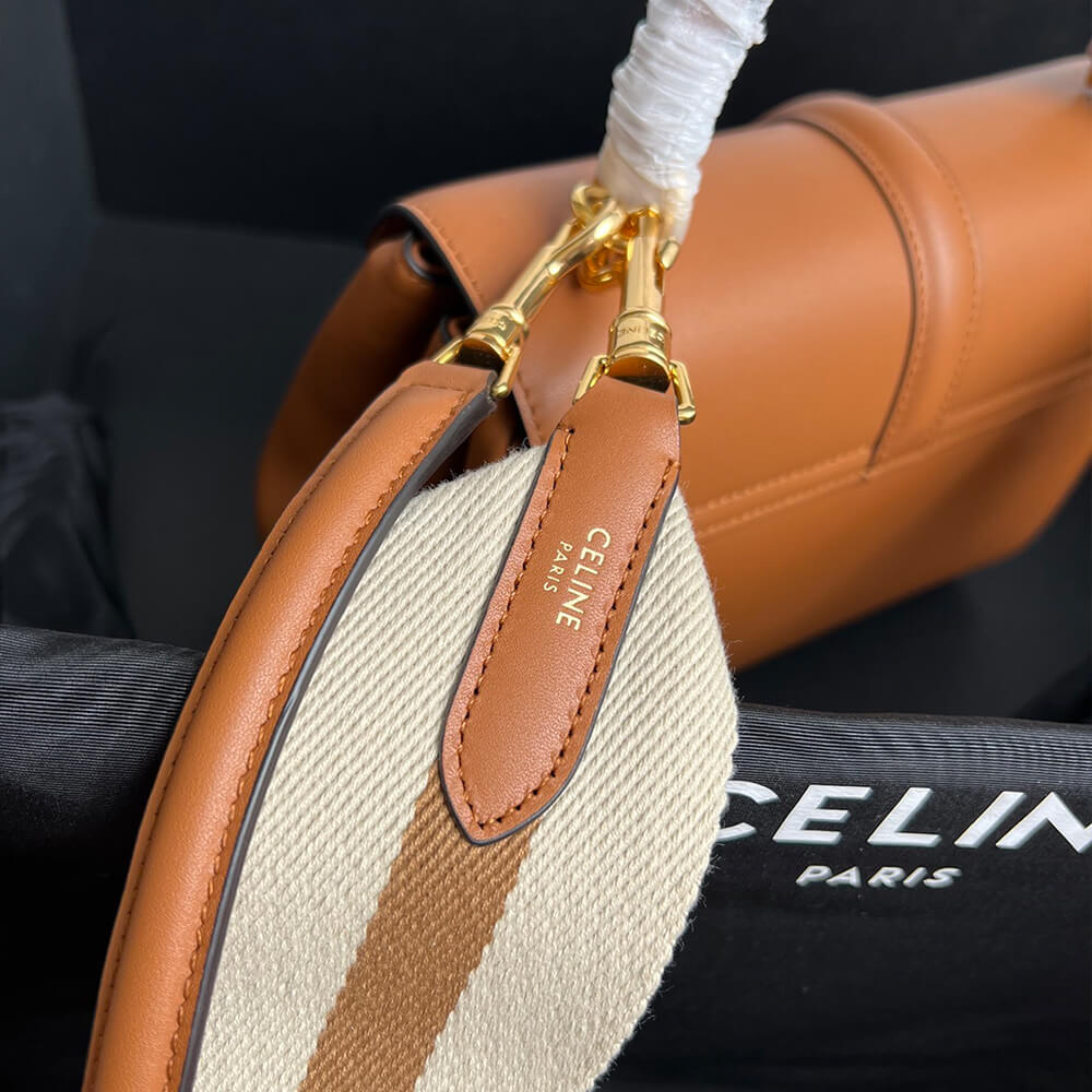 Ce1i*e SMALL 16 BAG IN SATINATED CALFSKIN(high-end grade)