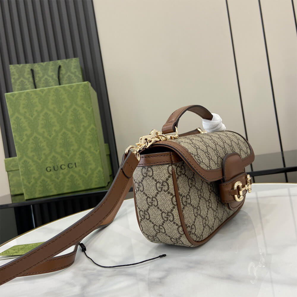 Gvc*1 Horsebit 1955 Soft small top handle bag