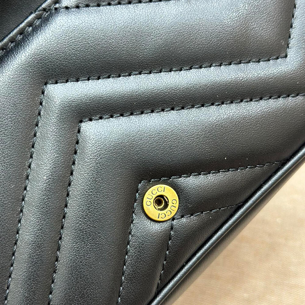 GG Marmont matelasse leather S*per mini bag(high-end Grade)