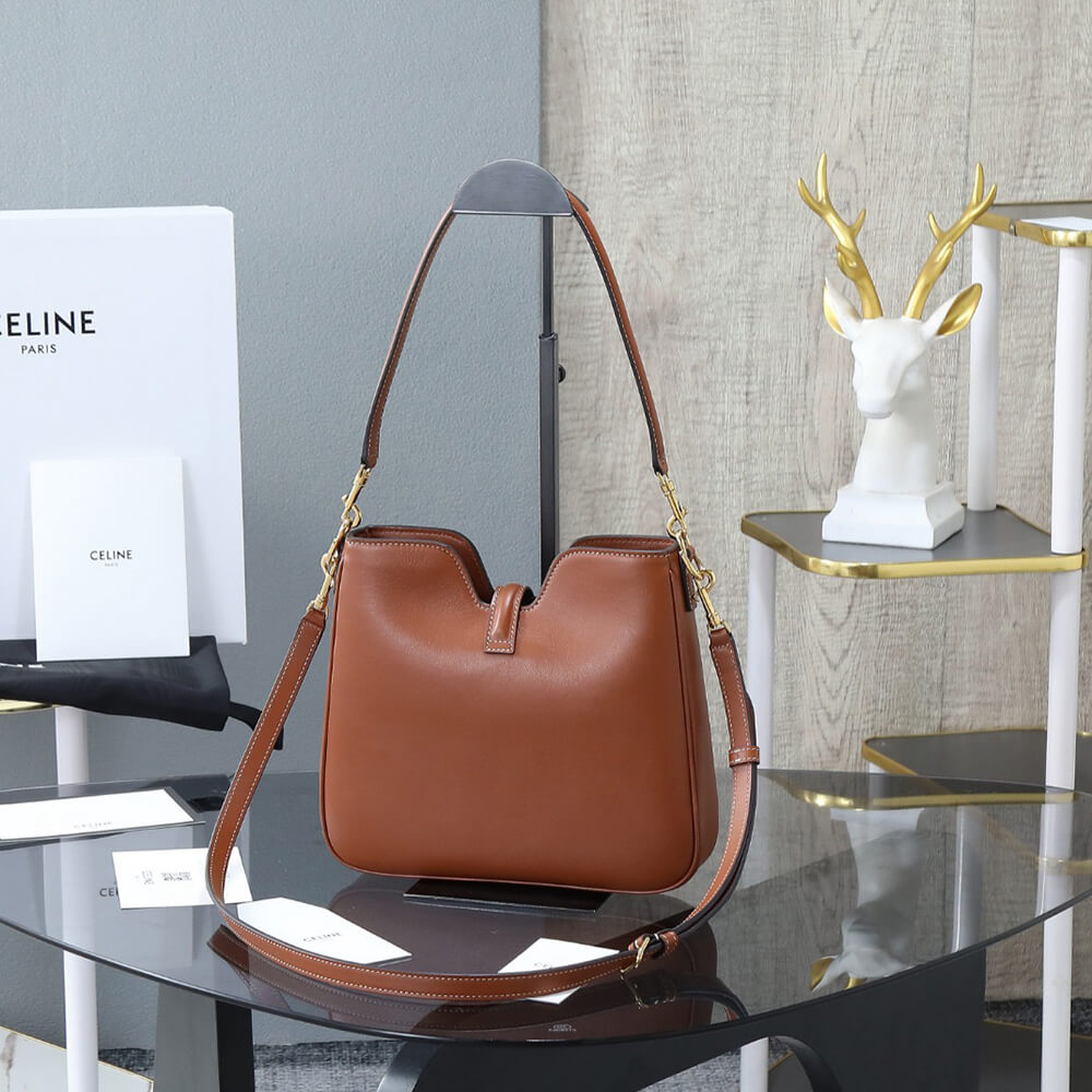 Ce1i*e SMALL CAMILLE 16 SOFT BAG IN SMOOTH CALFSKIN(HIGH-END GRADE)