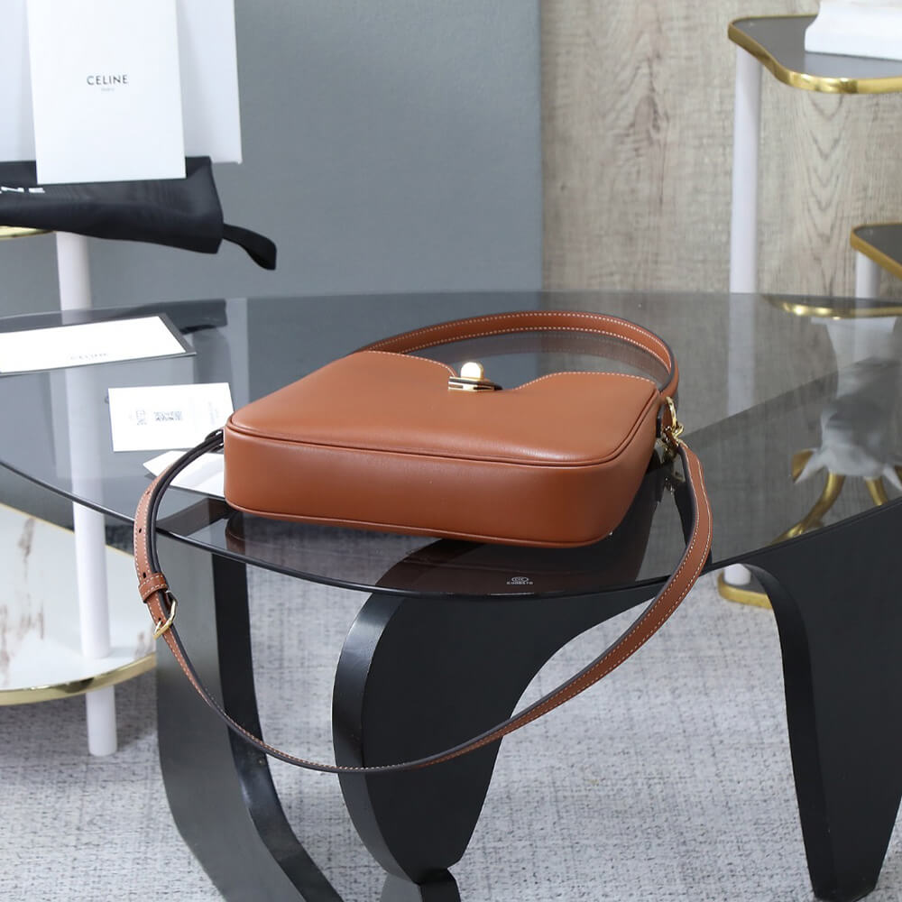 Ce1i*e SMALL CAMILLE 16 SOFT BAG IN SMOOTH CALFSKIN(HIGH-END GRADE)