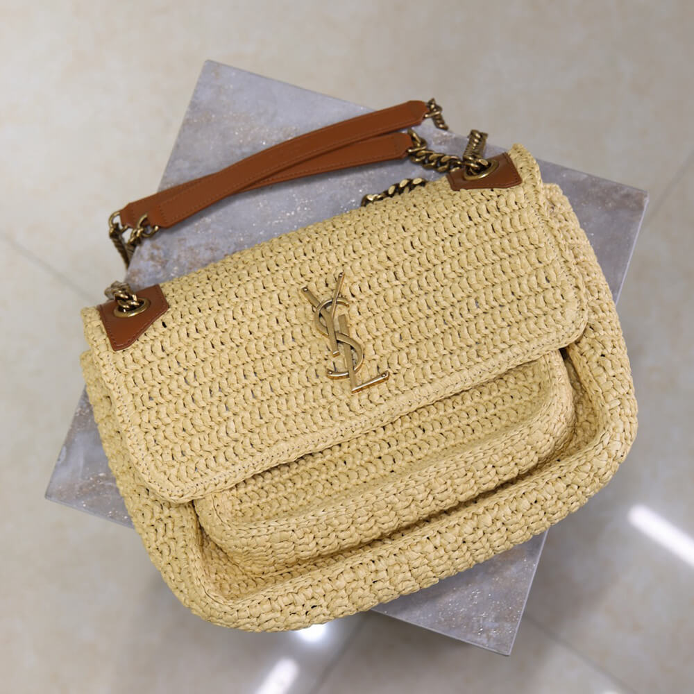 Y51 NIKI medium in raffia(HIGH-END GRADE)