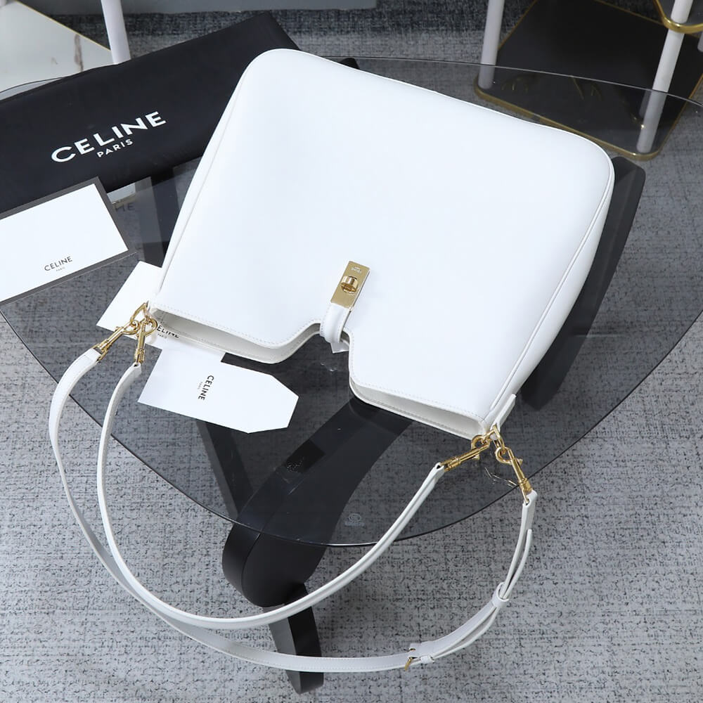 Ce1i*e MEDIUM CAMILLE 16 SOFT BAG IN SMOOTH CALFSKIN(HIGH-END GRADE)