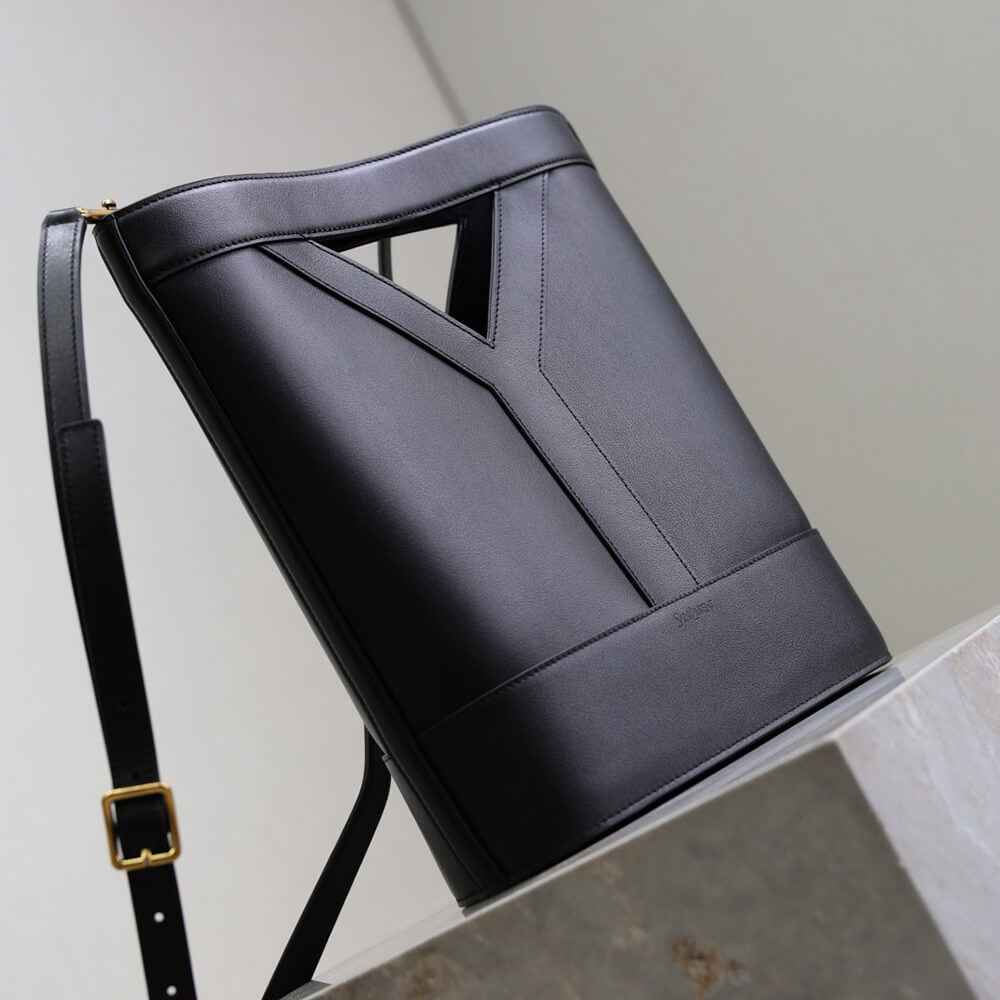 Y51 Y small bucket in leather(HIGH-END GRADE)