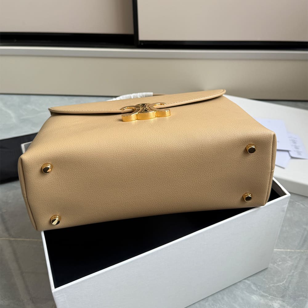Ce1i*e MEDIUM NINO BAG IN S*pPLE GRAINED CALFSKIN(HIGH-END GRADE)