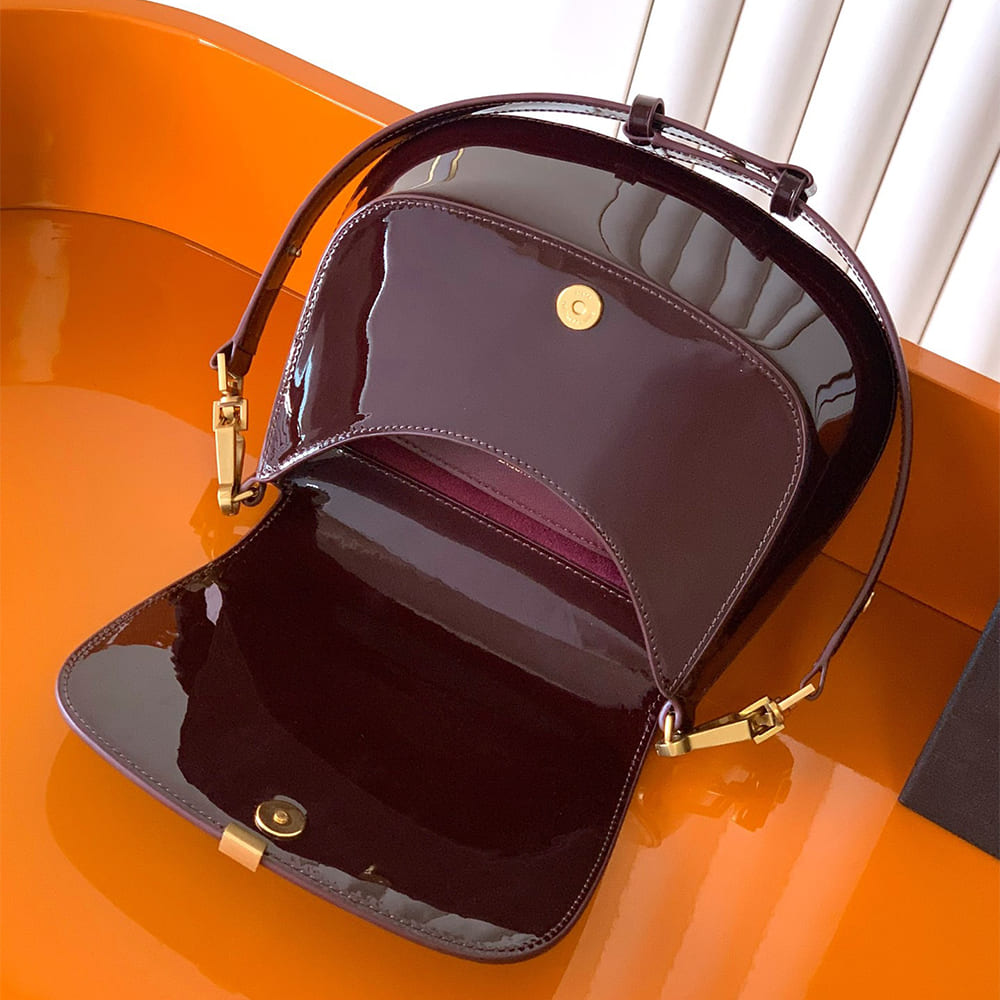 Y51 Mini VOLTAIRE TOP HANDLE bag in patent leather