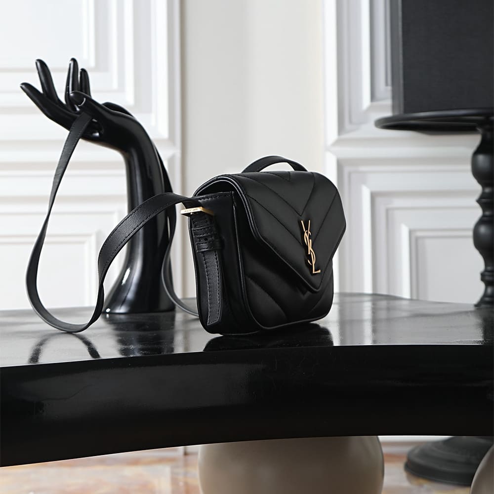 Y51 LOULOU toy crossbody in MATELASSE lambskin