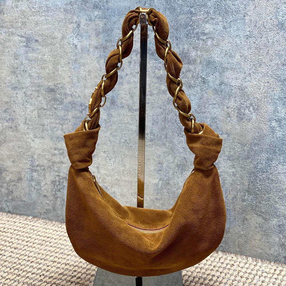 Y51 AMALIA mini hobo in suede(HIGH-END GRADE)