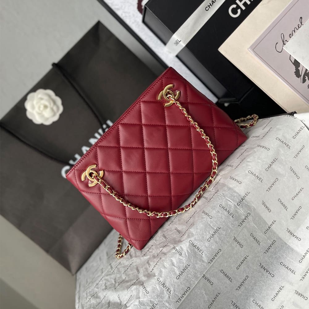 Ch**el Small Shopping Bag(HIGH-END GRADE)