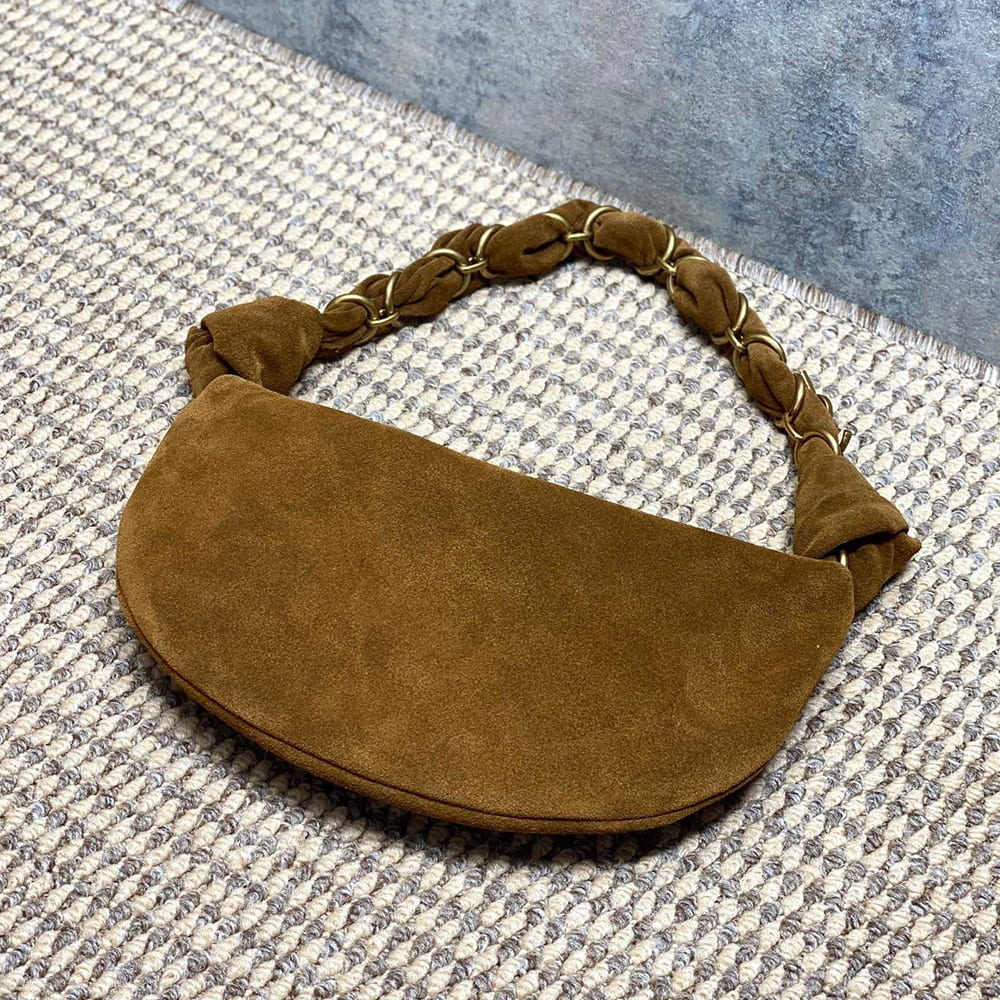 Y51 AMALIA mini hobo in suede(HIGH-END GRADE)