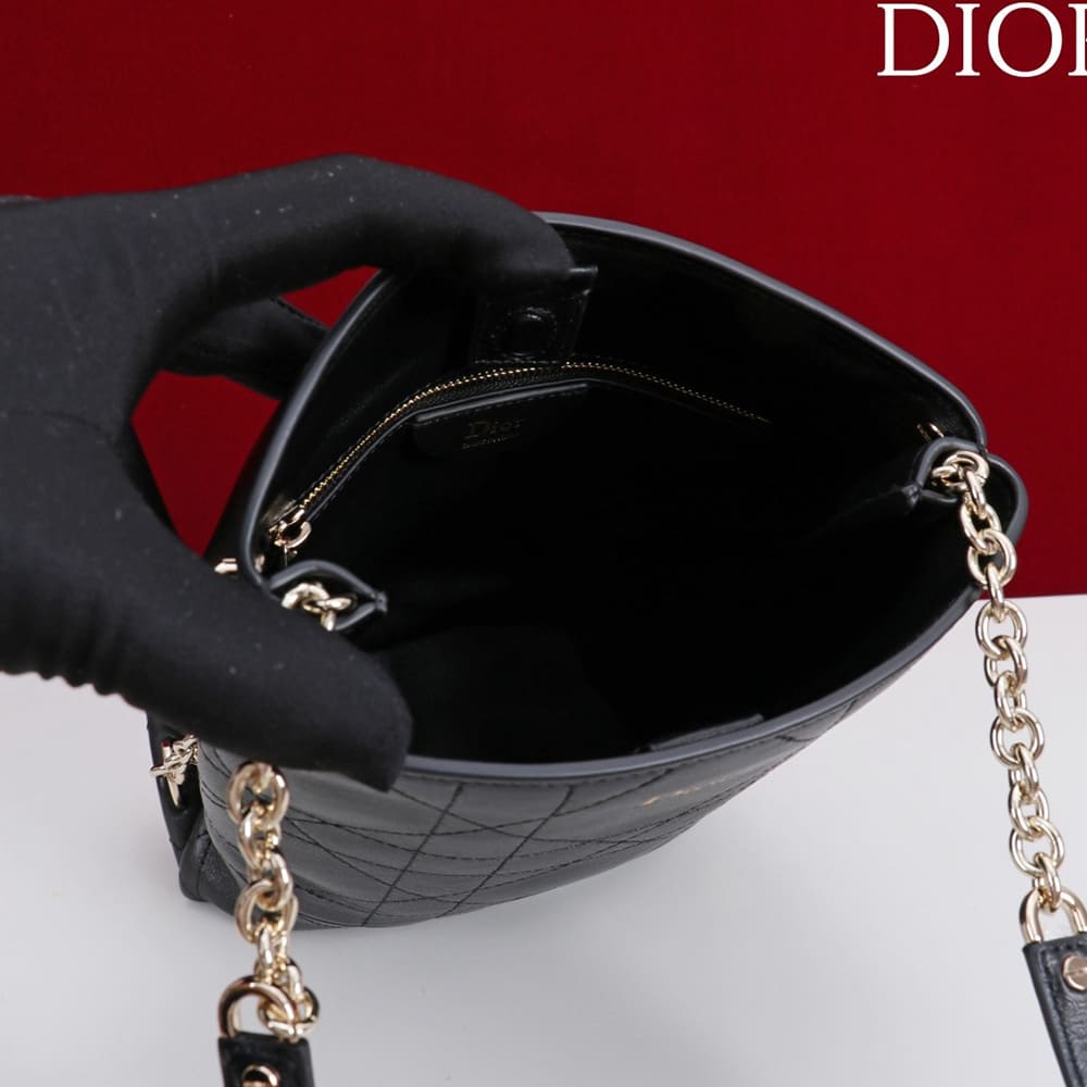 Small Vertical D10r Trianon Bag with Chain(HIGH-END GRADE)
